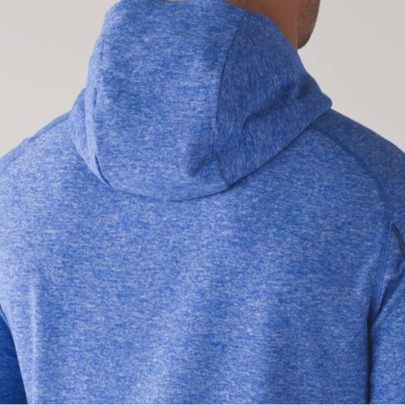 Lululemon Surge Warm Hoodie Heathered Hyper Blue - Picture 5 of 12